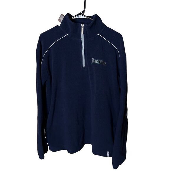Y2K Reebok Seattle Mariners Fleece Pullover Medium - Picture 1 of 4